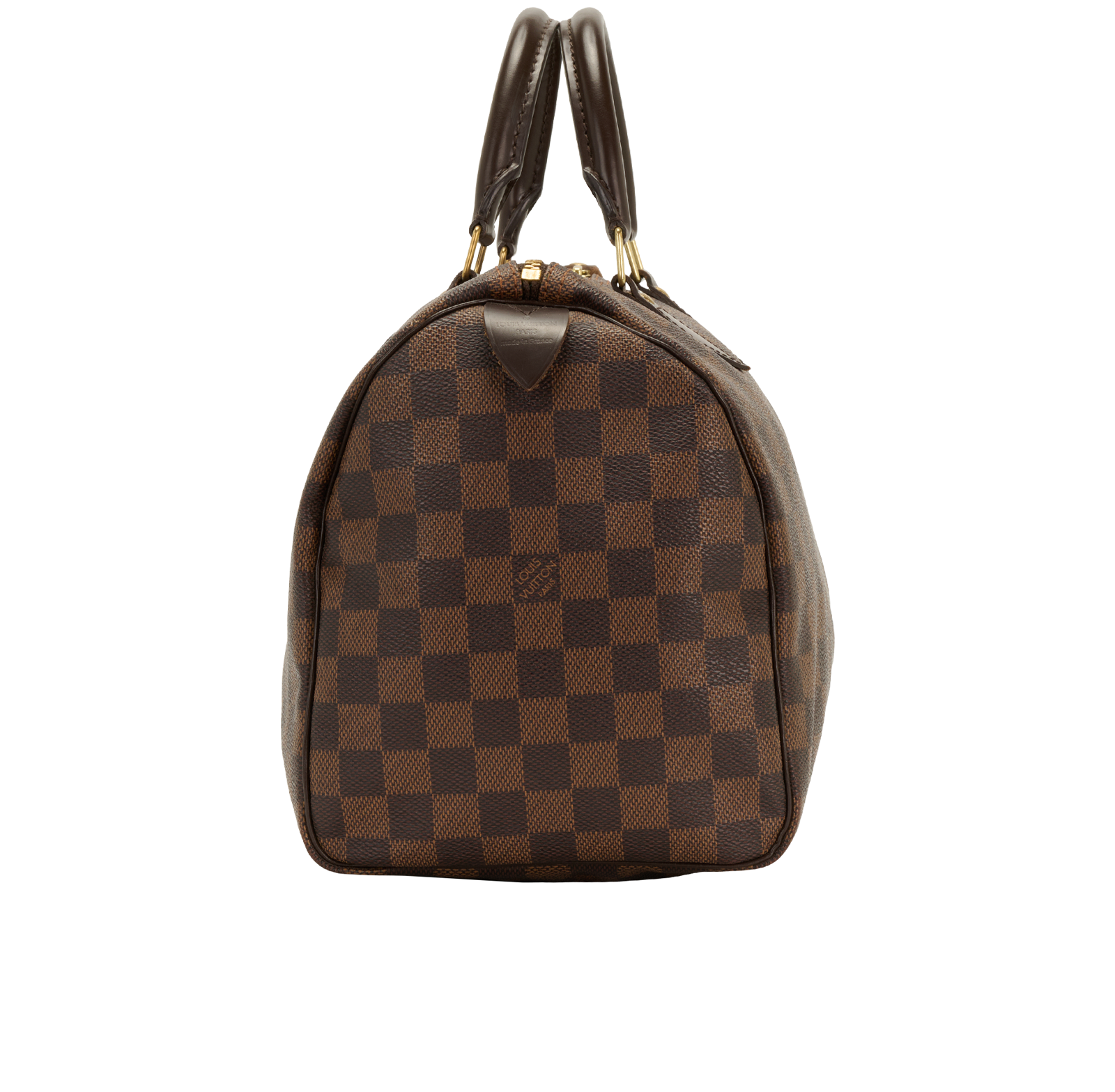 Speedy 30, &pound;795, Handbags, Brown, Canvas, Side view